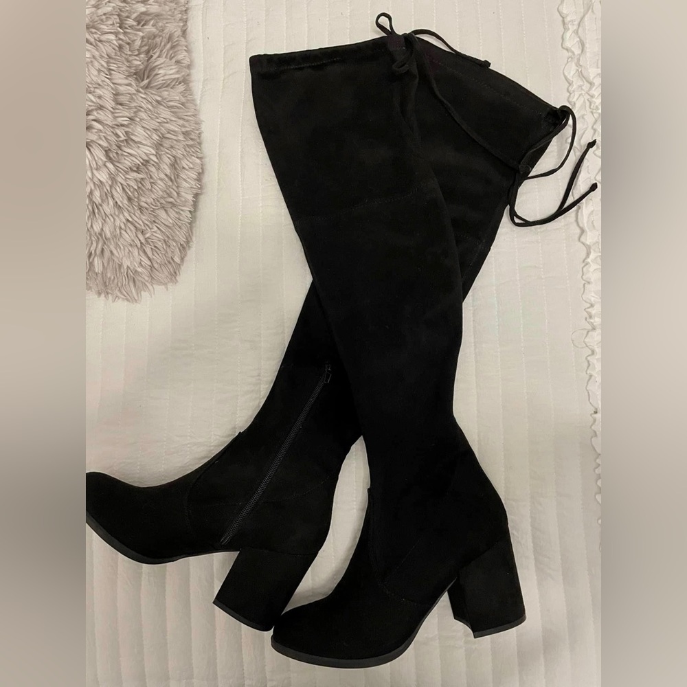 Thigh High Heeled Boots | NEW